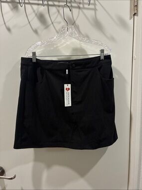 Kate Kasin Black Women's Casual Skirt